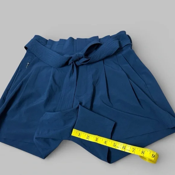 Athleta Navy Blue High-Waisted Skyline II Shorts - Picture 5 of 7